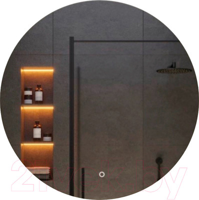 Зеркало Emze Led D70 / LED.70.70.4K (c подсветкой)