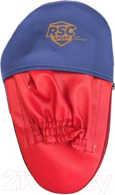 Боксерские лапы RSC Combat RSC010 (красный/синий)