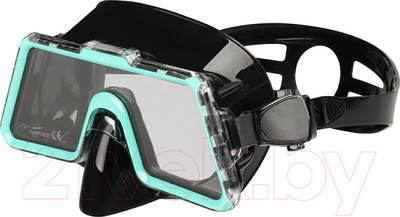 Маска для плавания Indigo Sport Predator / IN337 (бирюзовый/черный)