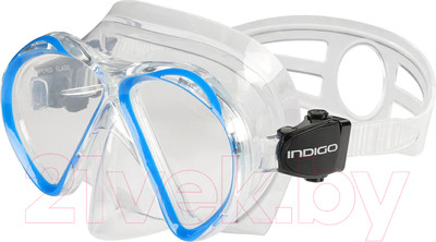 Маска для плавания Indigo Sport Sea / IN336 (синий)