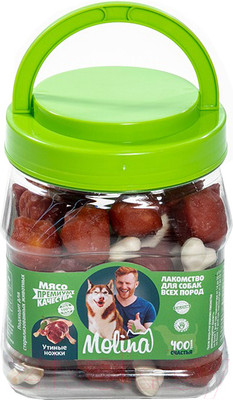 Лакомство для собак Molina Утиные ножки / 7667 (400г)