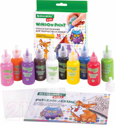 Набор для творчества Brauberg Kids / 191761 (10цв)