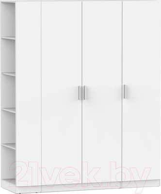 Шкаф Интермебель Марсель-24 / МР 01-24 (белый премиум)