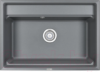 Мойка кухонная GRANULA KS-7301 (алюминиум)