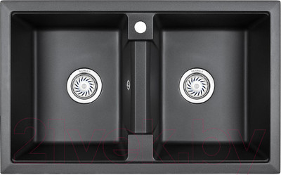 Мойка кухонная GRANULA GR-8101 (черный)