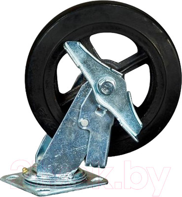 Опора колесная для тележки складской TOR SCdb 55 125мм с тормозом (N) / 1024160