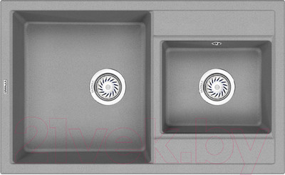 Мойка кухонная GRANULA GR-8201 (базальт)