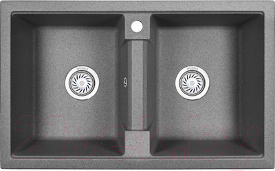 Мойка кухонная GRANULA GR-8101 (графит)