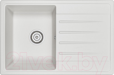 Мойка кухонная GRANULA ST-7602 (белый)