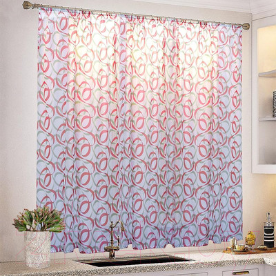 Штора Nivasan Лайма 260x170 / Hk.Lm.с-2 (розовый)