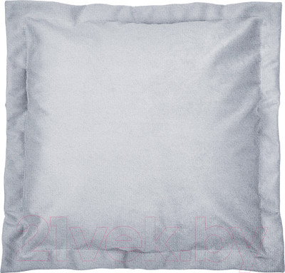 Подушка декоративная Сонум Эвита 45x45 (с кантом, серый)