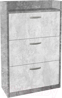 Тумба для обуви Артём-Мебель СН-100.09 (бетон спаркс лайт/бетон спаркс)