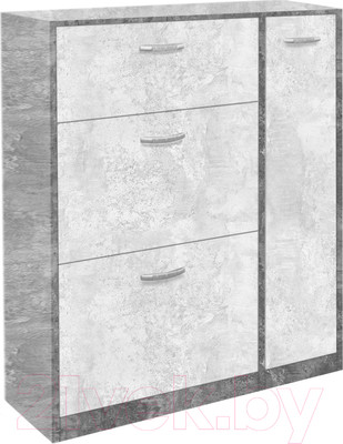 Тумба в прихожую Артём-Мебель СН-100.21 (бетон спаркс лайт/бетон спаркс)