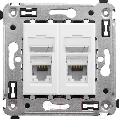 Розетка DKC Avanti RJ-45 / 4400294 (белое облако)