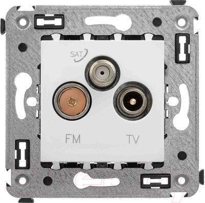 Розетка DKC Avanti TV-FM-SAT / 4400533 (белое облако)