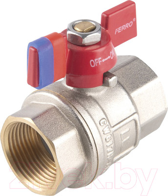 Шаровой кран Ferro F-Power ВР-ВР 1/2" KFPM1 (бабочка)