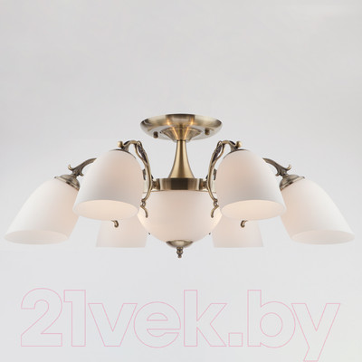 Люстра Евросвет Ariele 22010/6+2 (античная бронза)