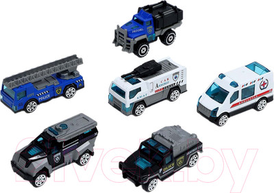 Набор игрушечных автомобилей Автоград Полиция / 7779117