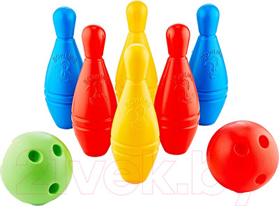 Боулинг детский Guclu Кегли и два мяча / 2092