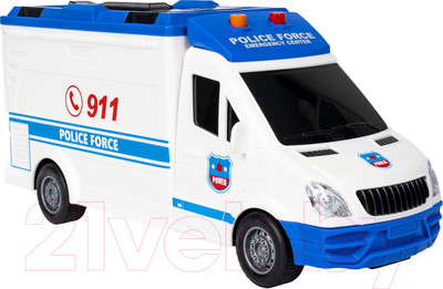 Автомобиль игрушечный Bondibon Парк техники. Полиция фургон / ВВ5942