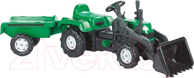 Каталка детская Dolu Ranchero с прицепом и ковшом / 8048 (зеленый)