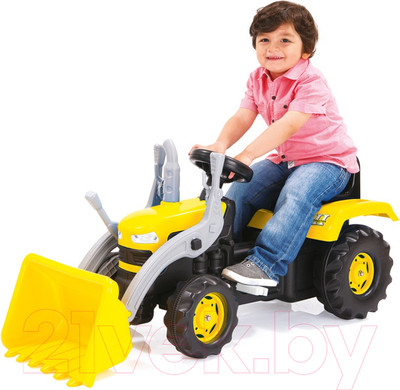 Каталка детская Dolu Трактор педальный с ковшом / 8051