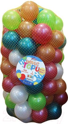 Шары для сухого бассейна Guclu Набор шариков 7см / GCL081 (100шт, перламутр)