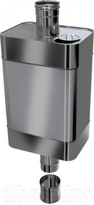 Бак на трубе Ferrum Эльтон прямоугольный Ф115 (AISI 201/1.0) / f0716