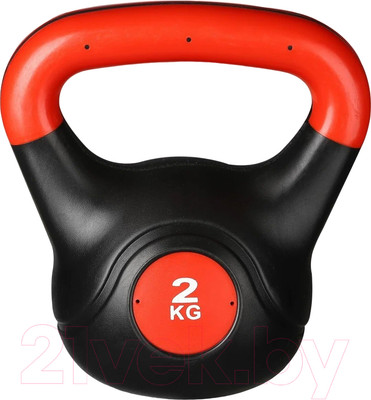 Гиря Indigo Sport IN125 (2кг, черный/красный)
