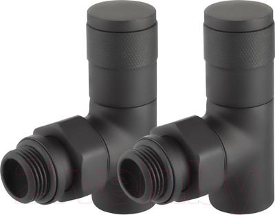 Комплект кранов для инженерного подключения Royal Thermo RTE 56.0013 (черный)