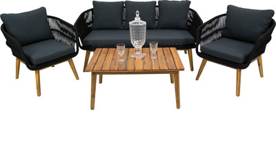 Комплект садовой мебели Garden Story Камелия / GS002 (черный/серый)