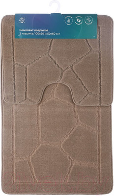 Набор ковриков для ванной и туалета РМС КК-02БЖ