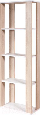 Стеллаж Мебель-Класс Имидж-3 (белый/дуб )