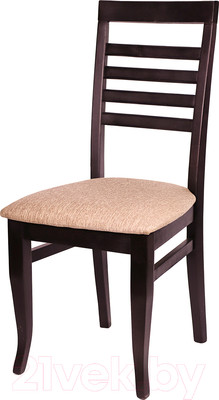 Стул Ельская мебельная фабрика МДК-93 / 15С 331-1 (береза венге/ролан коричневый)