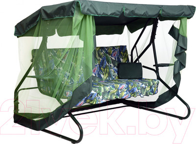 Качели садовые Sundays Garden Люкс-021 с сеткой с1405