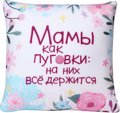 Подушка декоративная Mni Mnu Мамы как пуговки / 9250605