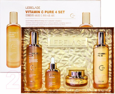 Набор косметики для лица Lebelage Vitamin C Pure 4 Set