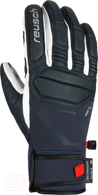 Перчатки лыжные Reusch Alexis Pinturault / 6201113-4477 (р-р 10, Dress Blue/Grey Camo)