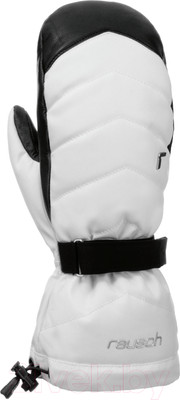 Варежки лыжные Reusch Nadia R-Tex Xt Mitten / 6231553-1101 (р-р 7.5, White/Black)