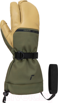 Варежки лыжные Reusch Discovery Gore-Tex Touch-Tec Lobster / 6202905-5490 (р-р 8, Burnt Olive/Camel)