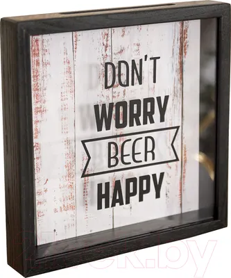 Копилка для пробок Richwood Don't Worry / beer2626-4g/black (черный)