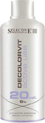 Эмульсия для окисления краски Selective Professional Decolorvit Active Use 6% / 70141 (750мл)