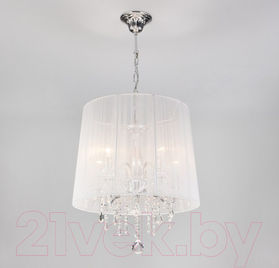 Люстра Евросвет Allata 2045/5 (хром/белый)