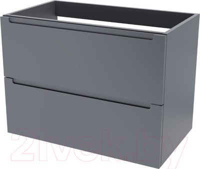 Тумба под умывальник ЗОВ Дион 60 / D60LAFM7015MKV5 (графит матовый)
