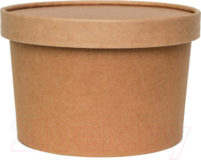 Набор одноразовых контейнеров Paperko С картонной крышкой сп390КК (50шт)