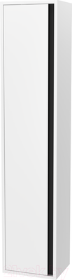 Шкаф-пенал для ванной ЗОВ Парма 150 / PP150LWP0MWMC1B (белый матовый)