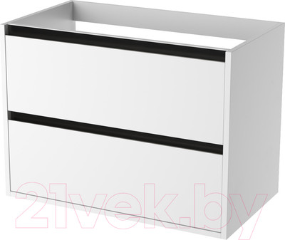 Тумба под умывальник ЗОВ Парма 60 / P60LWP0MWMC1B (белый матовый)
