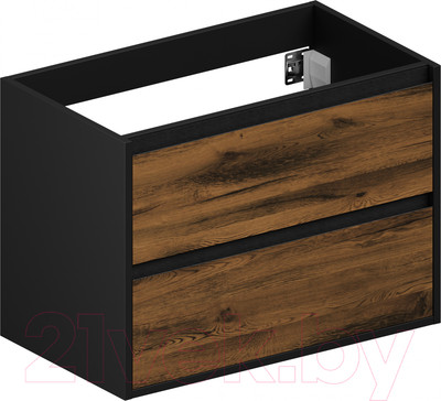Тумба под умывальник ЗОВ Парма 60 / P60LAN0MAMC1B (антрацит/аттик)