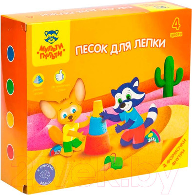 Набор для лепки Мульти-пульти Енот в пустыне ПН_16958 / 536 (4цв)