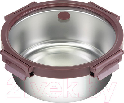 Ланч-бокс Smart Solutions SFE-SS-LB-ST-GLS-PL-1.5 (сливовый)